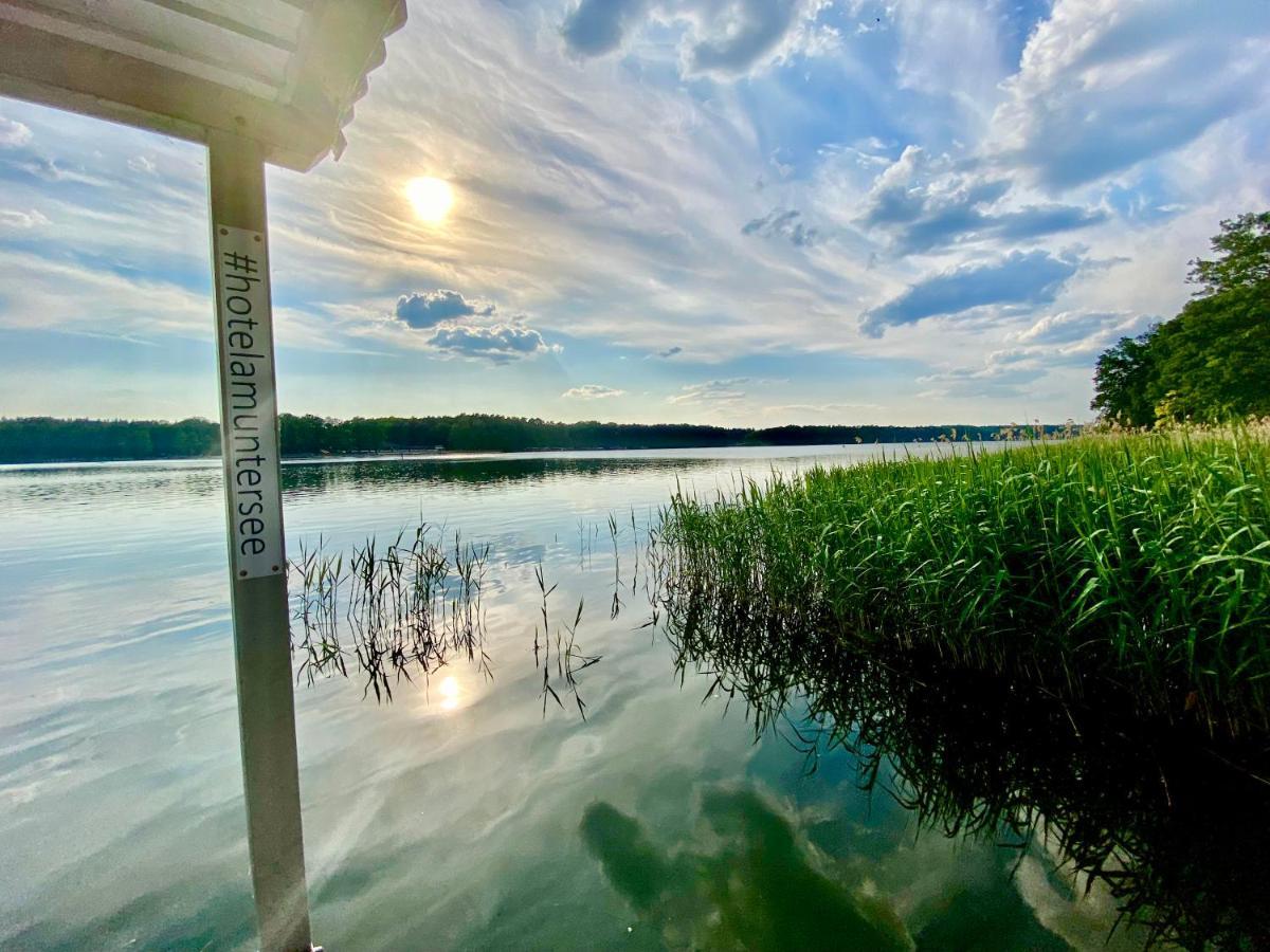 Hotel Am Untersee Bantikow Exterior foto